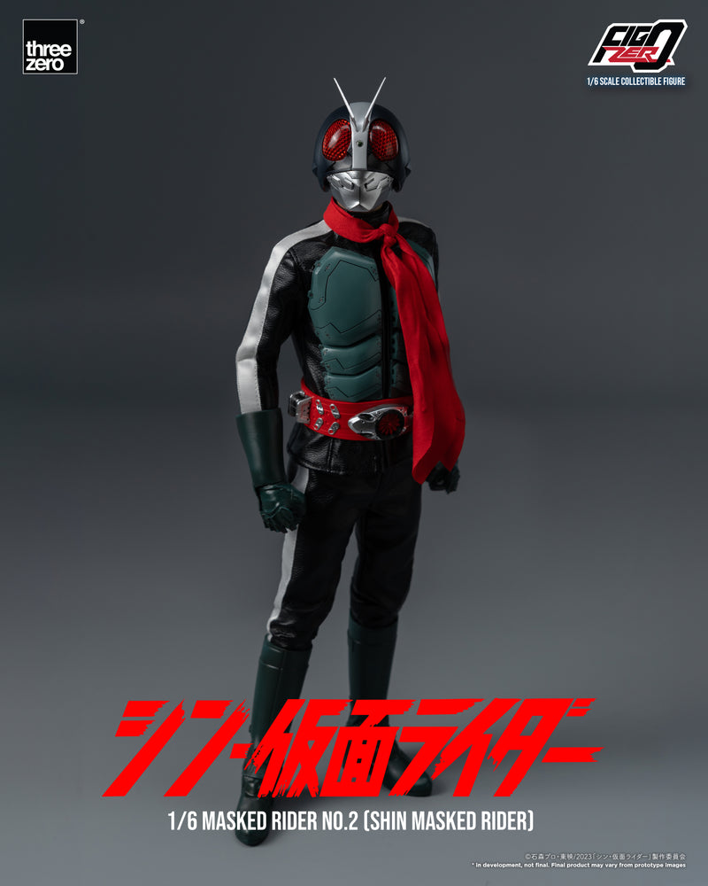 Load image into Gallery viewer, Threezero - FigZero Shin Masked Rider - Masked Rider No. 2
