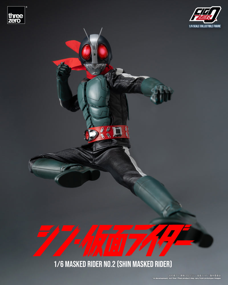 Load image into Gallery viewer, Threezero - FigZero Shin Masked Rider - Masked Rider No. 2
