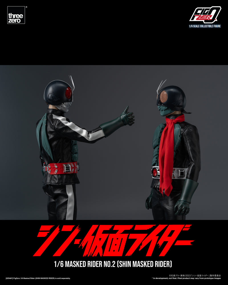 Load image into Gallery viewer, Threezero - FigZero Shin Masked Rider - Masked Rider No. 2
