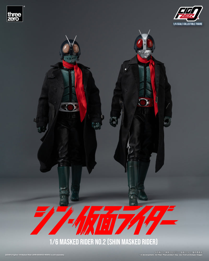 Load image into Gallery viewer, Threezero - FigZero Shin Masked Rider - Masked Rider No. 2
