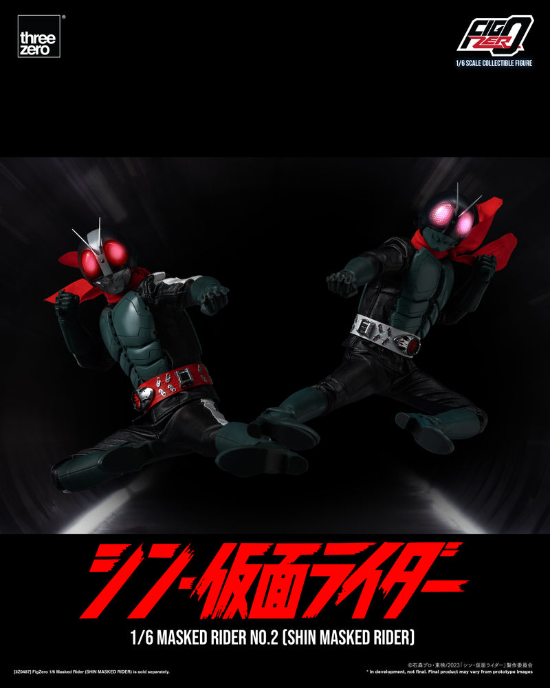 Load image into Gallery viewer, Threezero - FigZero Shin Masked Rider - Masked Rider No. 2
