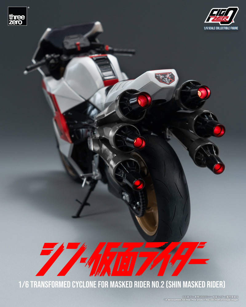 Load image into Gallery viewer, Threezero - FigZero Shin Masked Rider - Transformed Cyclone for Masked Rider No. 2
