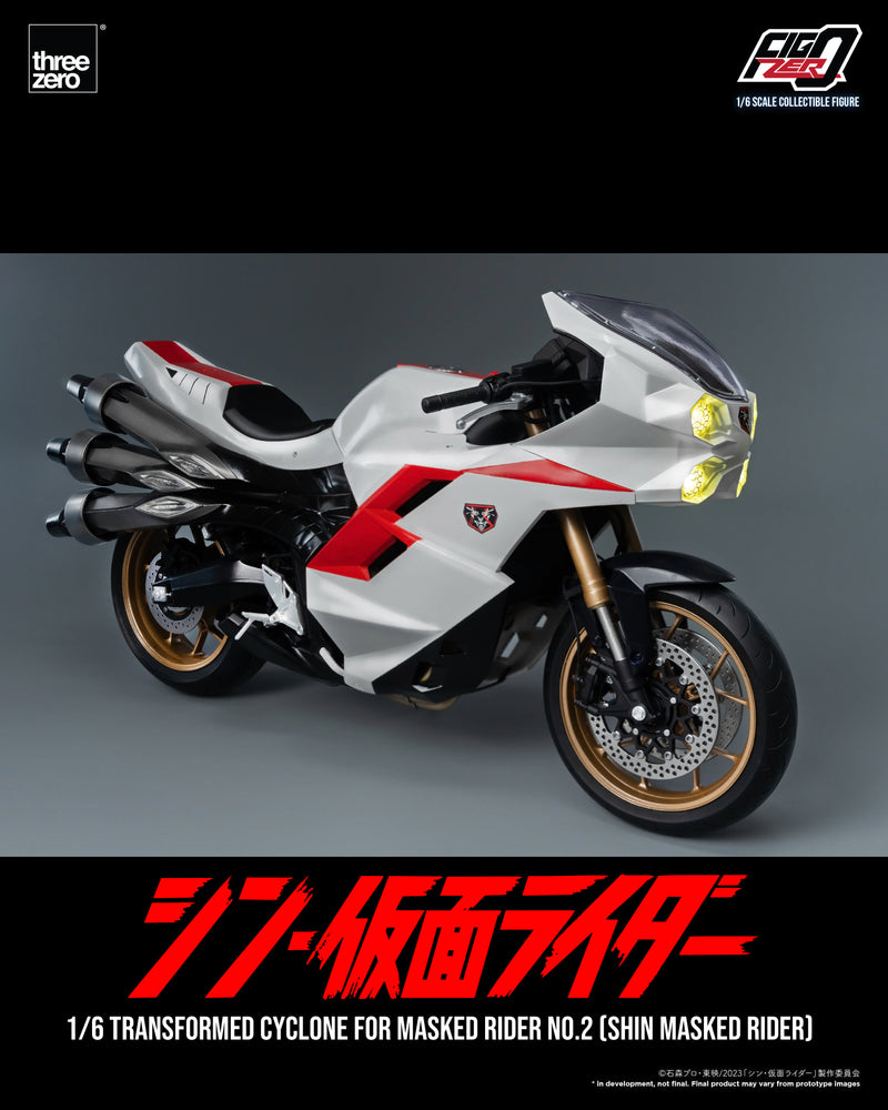 Load image into Gallery viewer, Threezero - FigZero Shin Masked Rider - Transformed Cyclone for Masked Rider No. 2
