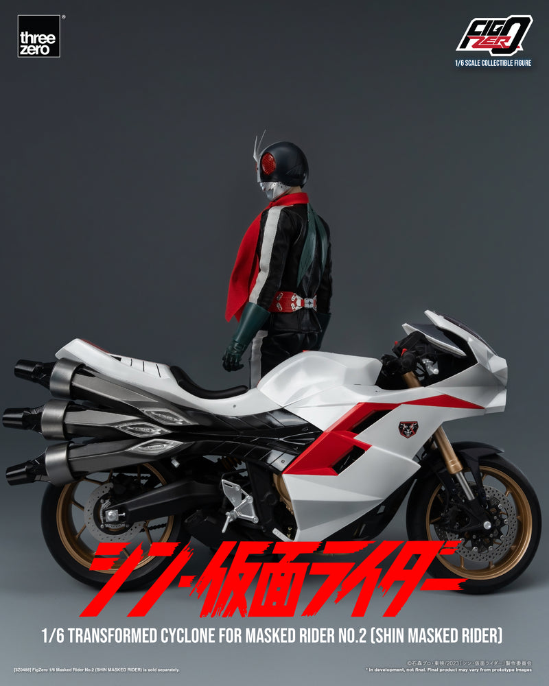 Load image into Gallery viewer, Threezero - FigZero Shin Masked Rider - Transformed Cyclone for Masked Rider No. 2
