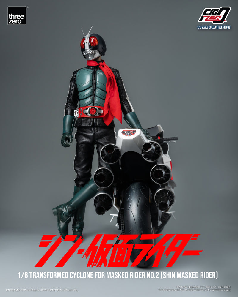 Load image into Gallery viewer, Threezero - FigZero Shin Masked Rider - Transformed Cyclone for Masked Rider No. 2
