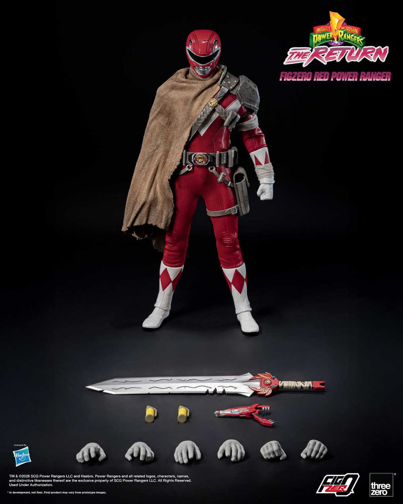 Load image into Gallery viewer, Threezero - FigZero Mighty Morphin Power Rangers: The Return - Red Ranger
