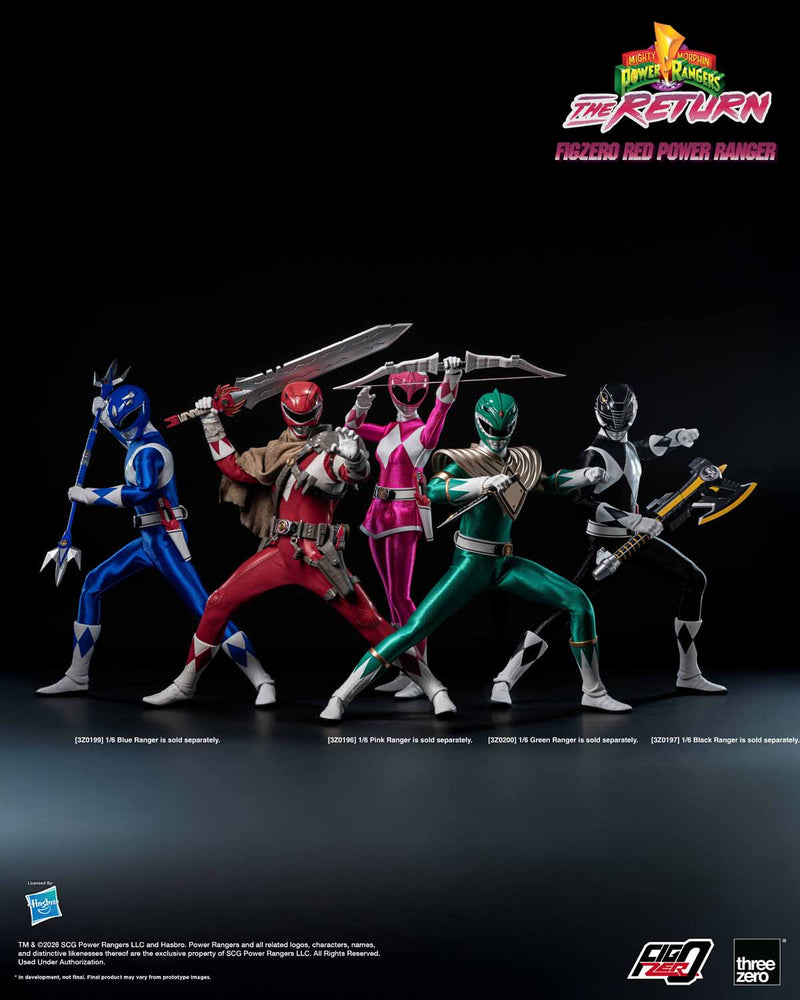 Load image into Gallery viewer, Threezero - FigZero Mighty Morphin Power Rangers: The Return - Red Ranger
