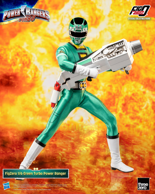 Threezero - FigZero Power Rangers Turbo - Green Turbo Ranger