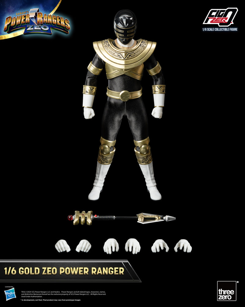 Load image into Gallery viewer, Threezero - FigZero Power Rangers Zeo - Gold Zeo Ranger
