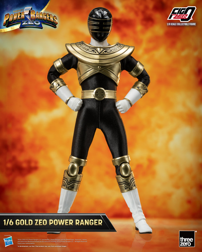 Load image into Gallery viewer, Threezero - FigZero Power Rangers Zeo - Gold Zeo Ranger
