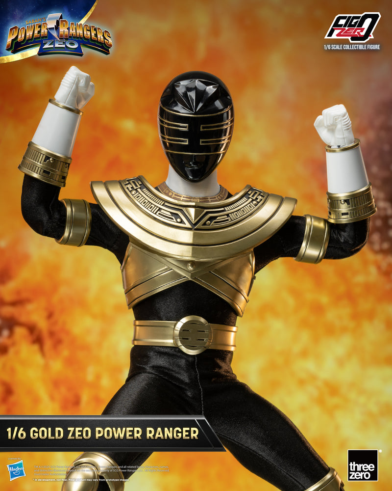 Load image into Gallery viewer, Threezero - FigZero Power Rangers Zeo - Gold Zeo Ranger
