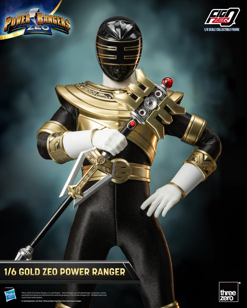 Load image into Gallery viewer, Threezero - FigZero Power Rangers Zeo - Gold Zeo Ranger
