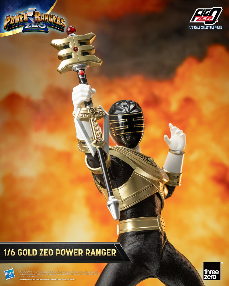 Load image into Gallery viewer, Threezero - FigZero Power Rangers Zeo - Gold Zeo Ranger
