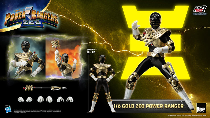 Load image into Gallery viewer, Threezero - FigZero Power Rangers Zeo - Gold Zeo Ranger
