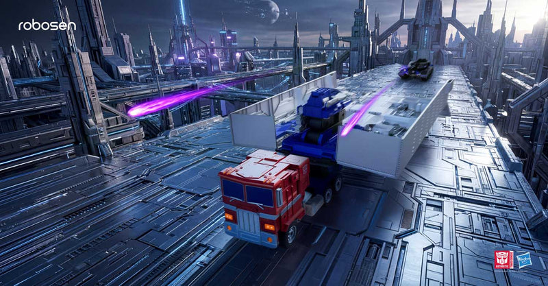 Load image into Gallery viewer, Robosen - Transformers - Elite Optimus Prime Trailer Kit Accessory
