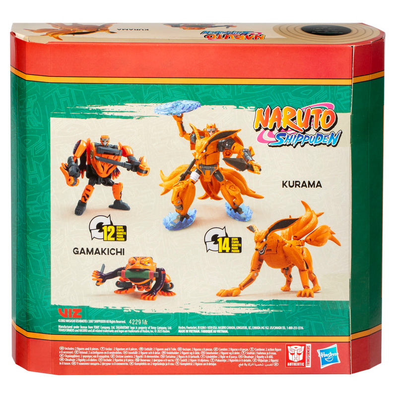 Load image into Gallery viewer, Transformers Collaborative - Naruto Shippuden x Transformers Kurama and Gamakichi
