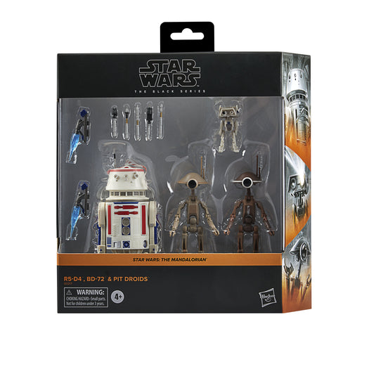 Star Wars - The Black Series - R5-D4, BD-72, and Pit Droids