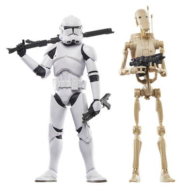 Star Wars - The Black Series - Clone Trooper & Battle Droid