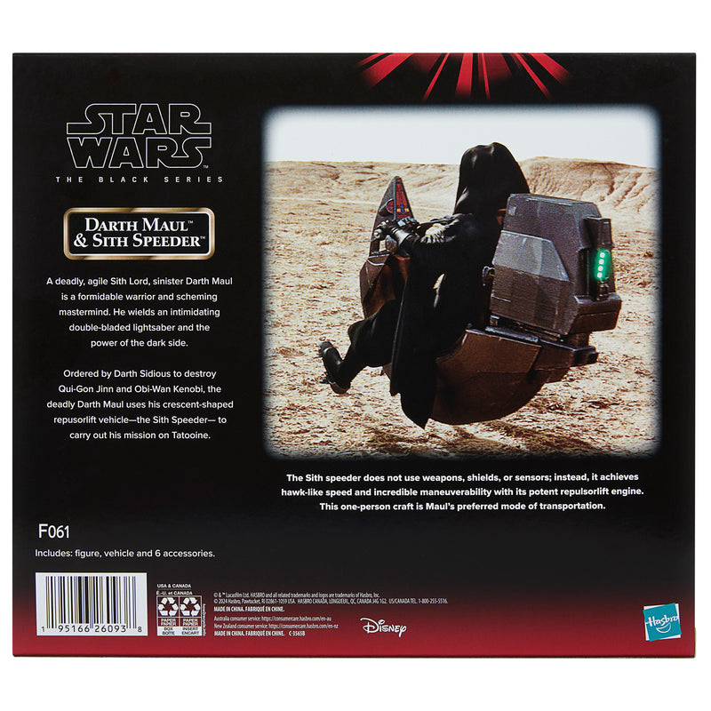 Load image into Gallery viewer, Star Wars the Black Series - Darth Maul &amp; Sith Speeder
