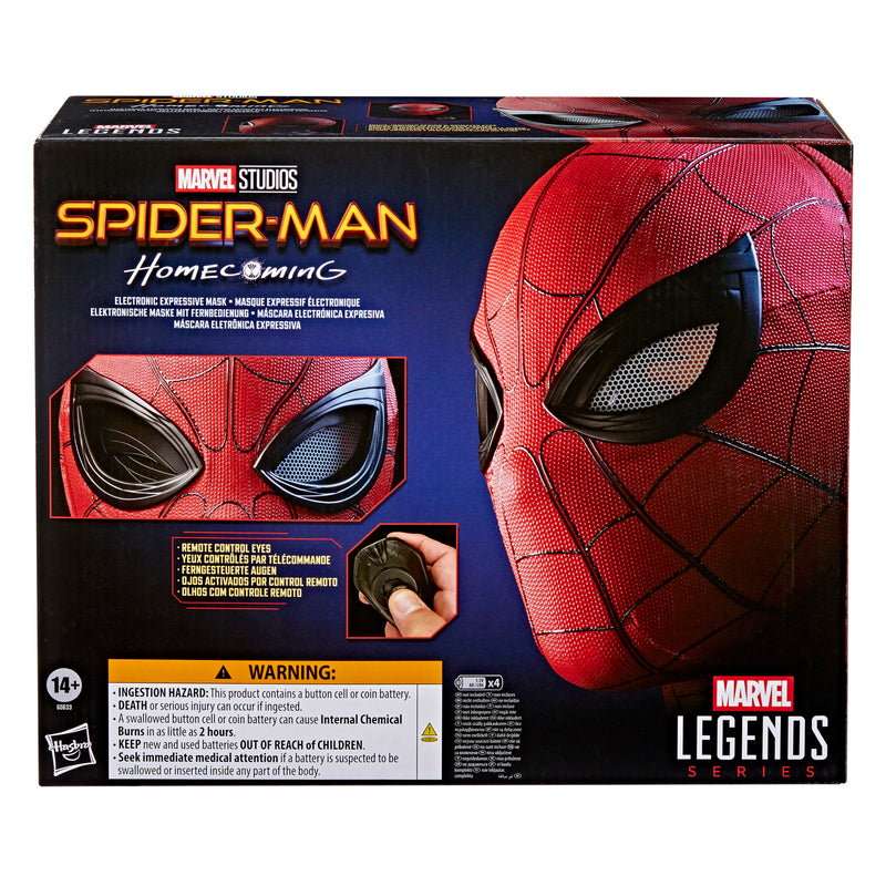 Load image into Gallery viewer, Marvel Legends - Spider-Man: Homecoming - 1/1 Scale Wearable Spider-Man Electronic Expressive Mask
