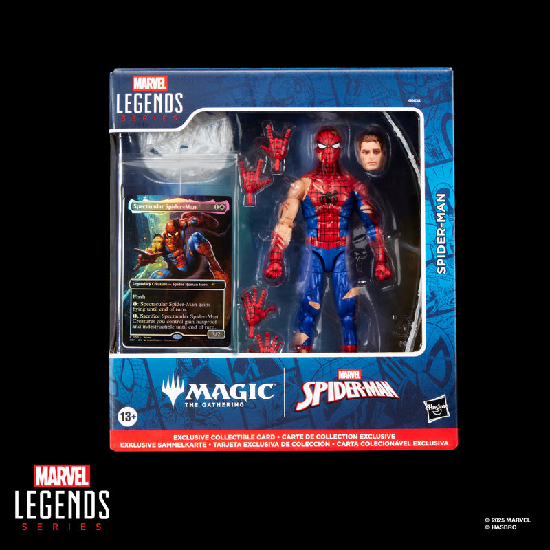Load image into Gallery viewer, Marvel Legends - Magic: The Gathering - Batle-Damaged Spider-Man
