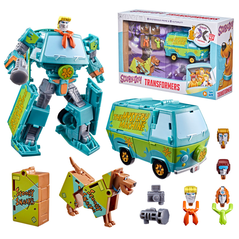 Load image into Gallery viewer, Transformers Scooby Doo Mysterious Prime &amp; Automutt
