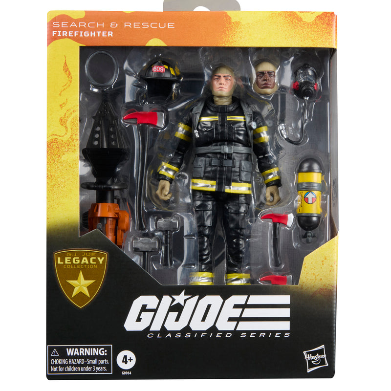 Load image into Gallery viewer, G.I. Joe Classified Series Legacy Collection - Search &amp; Rescue Firefighter
