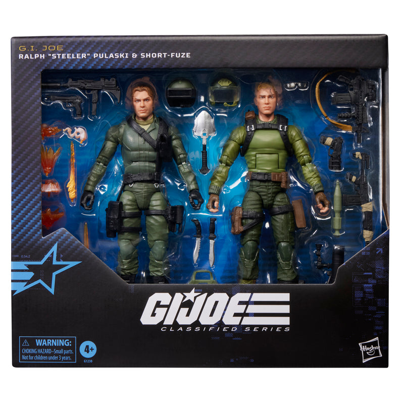 Load image into Gallery viewer, G.I. Joe Classified Series - Ralph (Steeler) Pulaski &amp; Short-Fuze #181

