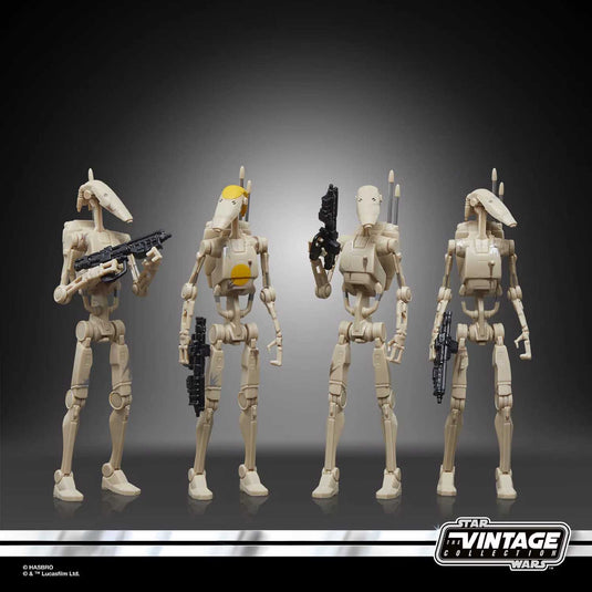 Star Wars The Vintage Collection - Battle Droid 4-Pack