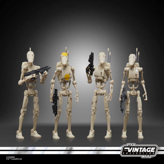 Star Wars The Vintage Collection - Battle Droid 4-Pack