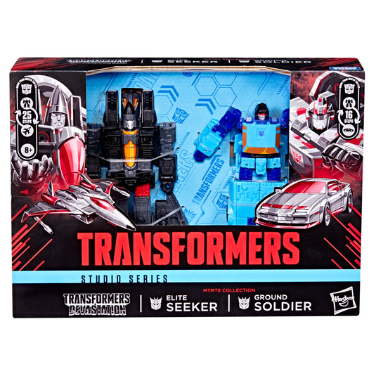 Transformers Studio Series - Deluxe Class Transformers Devastation Ground Soldier and Elite Seeker