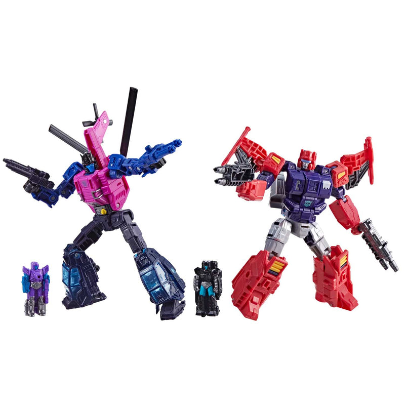 Load image into Gallery viewer, Transformers Age of the Primes - Wreck 'n Doom Collection - Topspin vs Spinister Two-Pack
