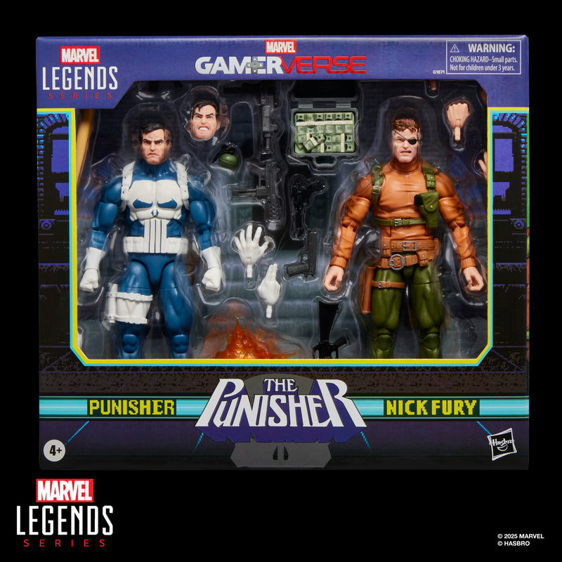 Load image into Gallery viewer, Marvel Legends - Gamerverse Punisher and Nick Fury
