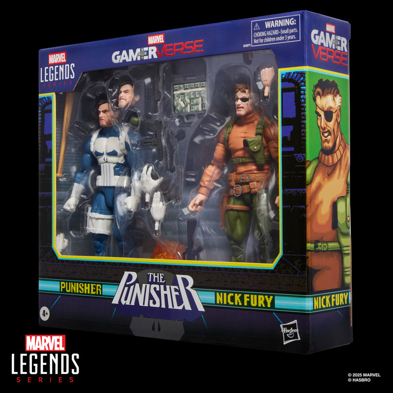 Load image into Gallery viewer, Marvel Legends - Gamerverse Punisher and Nick Fury
