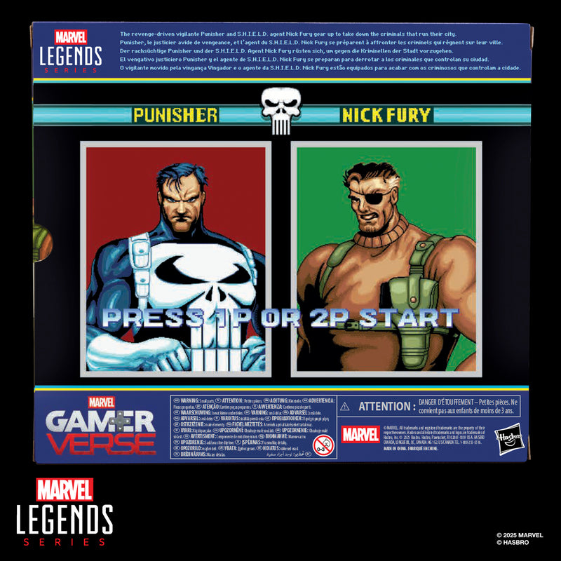 Load image into Gallery viewer, Marvel Legends - Gamerverse Punisher and Nick Fury
