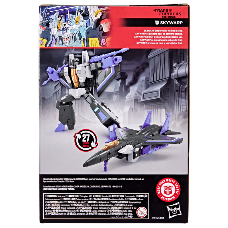 Load image into Gallery viewer, Transformers Studio Series - Transformers The Movie Voyager Class Skywarp
