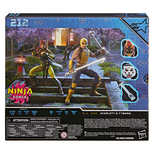 G.I. Joe Classified Series - Ninja Force Scarlett and T'Jbang