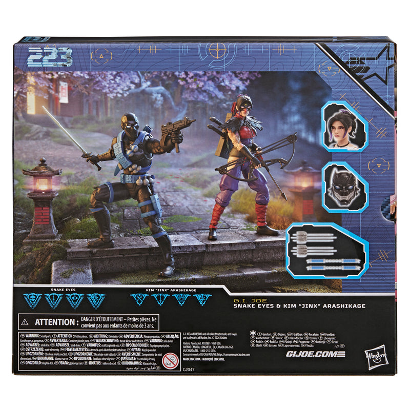 Load image into Gallery viewer, G.I. Joe Classified Series - Ninja Force Snake Eyes &amp; Kim (Jinx) Arashikage #223
