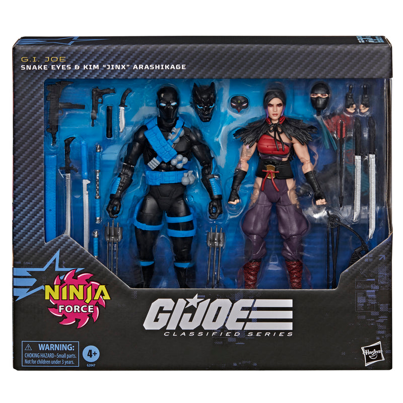 Load image into Gallery viewer, G.I. Joe Classified Series - Ninja Force Snake Eyes &amp; Kim (Jinx) Arashikage #223

