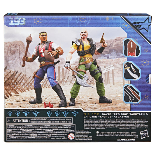 G.I. Joe Classified Series - David (Red Dog) Taputapu & Varujan (Taurus Ayvazyan)