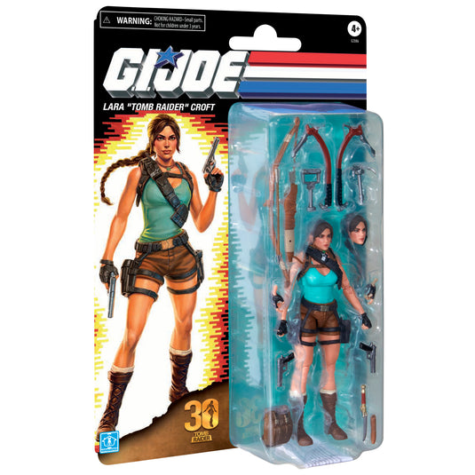 G.I. Joe Classified Series - Retro Cardback Lara Croft (Tomb Raider)
