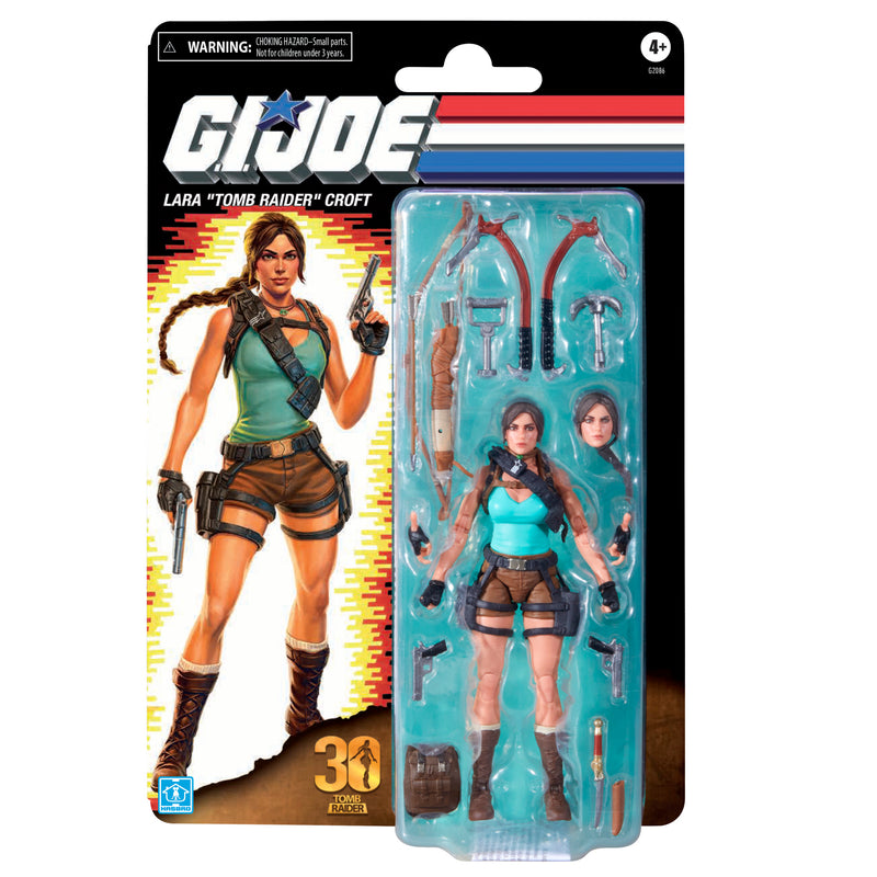Load image into Gallery viewer, G.I. Joe Classified Series - Retro Cardback Lara Croft (Tomb Raider)
