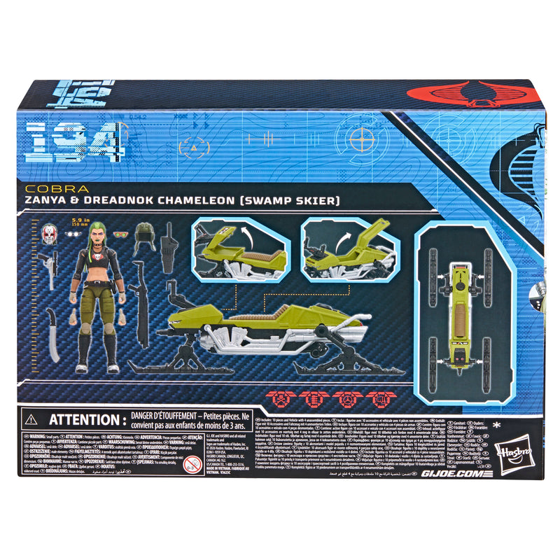 Load image into Gallery viewer, G.I. Joe Classified Series - Zanya and Dreadnok Chameleon (Swamp Skier) Vehicle #194

