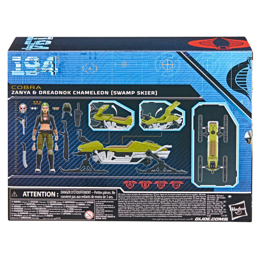 G.I. Joe Classified Series - Zanya and Dreadnok Chameleon (Swamp Skier) Vehicle