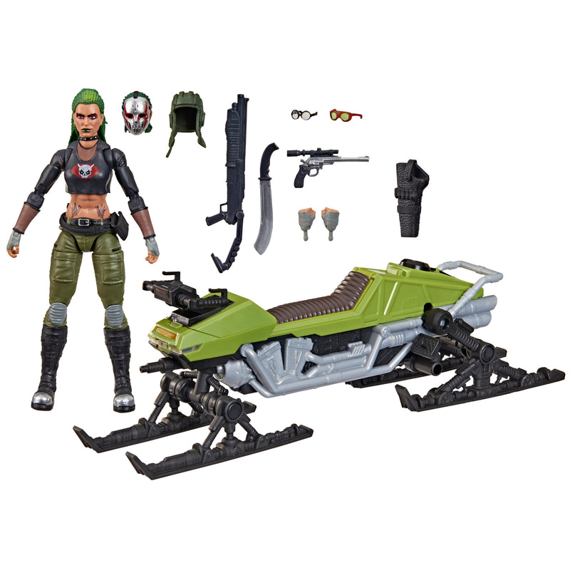 Load image into Gallery viewer, G.I. Joe Classified Series - Zanya and Dreadnok Chameleon (Swamp Skier) Vehicle #194
