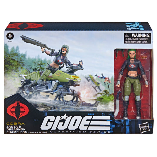 G.I. Joe Classified Series - Zanya and Dreadnok Chameleon (Swamp Skier) Vehicle