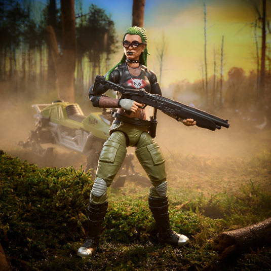 G.I. Joe Classified Series - Zanya and Dreadnok Chameleon (Swamp Skier) Vehicle