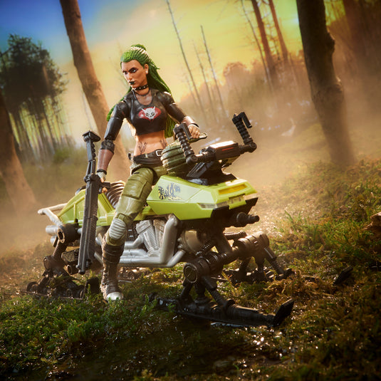 G.I. Joe Classified Series - Zanya and Dreadnok Chameleon (Swamp Skier) Vehicle