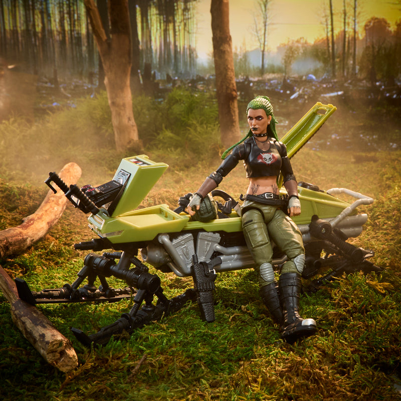 Load image into Gallery viewer, G.I. Joe Classified Series - Zanya and Dreadnok Chameleon (Swamp Skier) Vehicle #194
