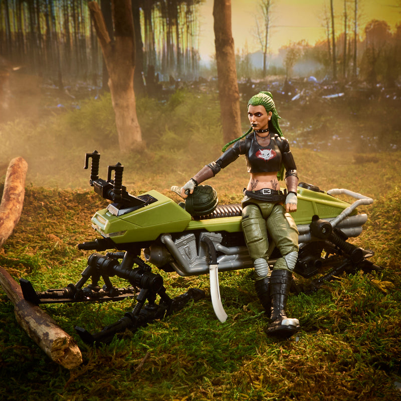 Load image into Gallery viewer, G.I. Joe Classified Series - Zanya and Dreadnok Chameleon (Swamp Skier) Vehicle #194
